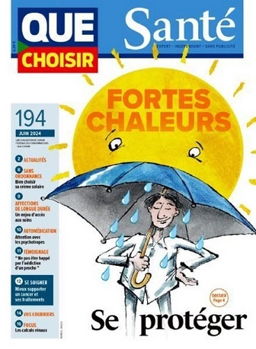 Jaquette de Que Choisir Santé - 06.2024