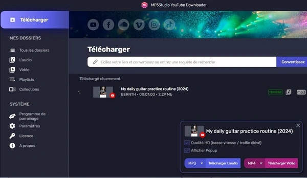 Jaquette de MP3Studio YouTube Downloader 2.0.25.12 Win x64 Multi + Crack MULTI EXE 2024