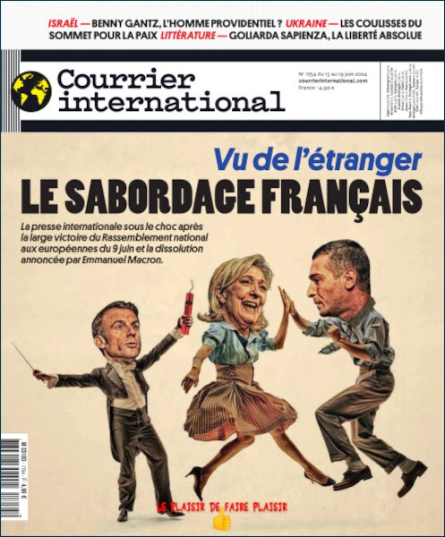 Jaquette de Courrier International N°1754 - 13 Juin FRENCH PDF 2024