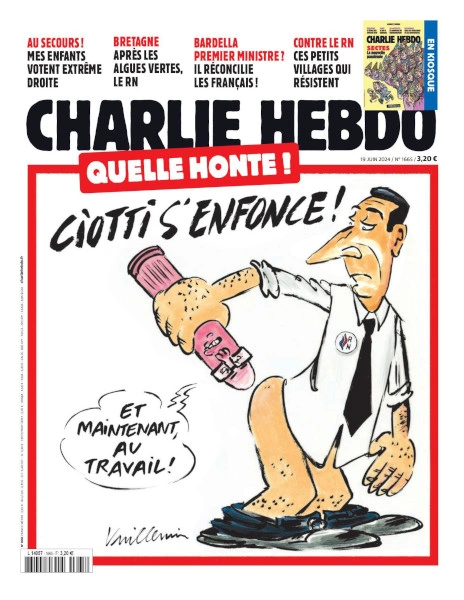 Jaquette de Charlie Hebdo du 19 juin FRENCH PDF 2024