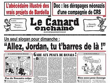 Jaquette de Le Canard Enchaîné du 26 Juin 2024