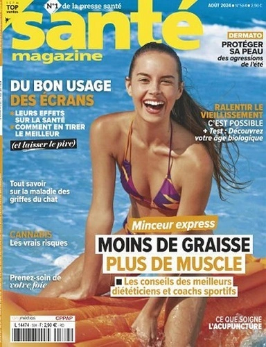 Jaquette de Santé magazine - 08.2024