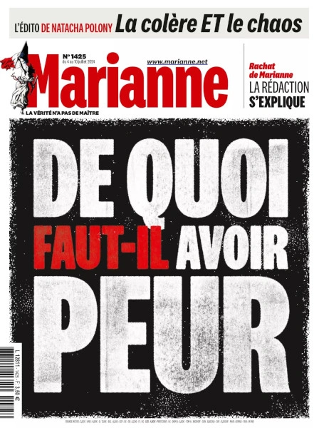 Jaquette de Marianne du 4 Juillet 2024