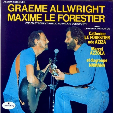 Jaquette de Maxime Le Forestier & Graeme Allwright - Palais des Sports (1980)