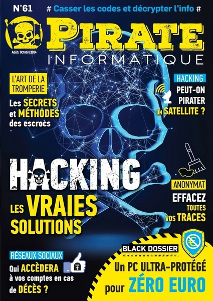 Jaquette de Pirate Informatique N°61 Aout