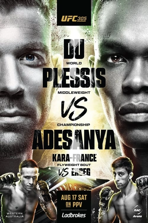 Jaquette de UFC 305 Du Plessis Vs Adesanya 2024-08-17