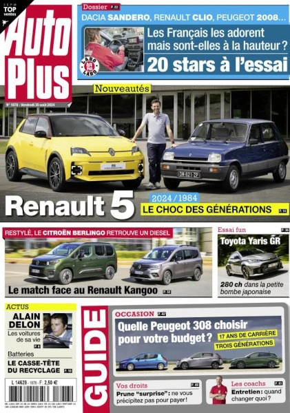 Jaquette de Auto Plus du 30 août 2024