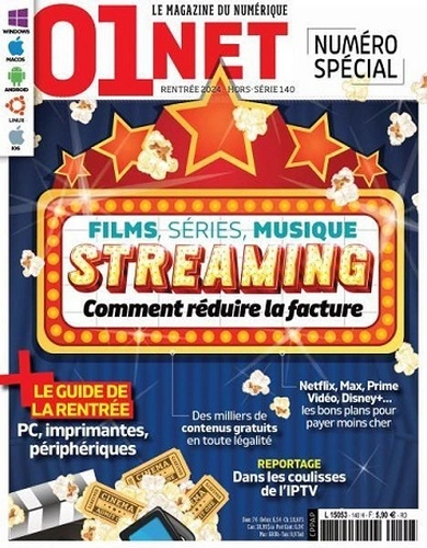 Jaquette de 01Net Hors-Série - N°140 - 09-10.2024