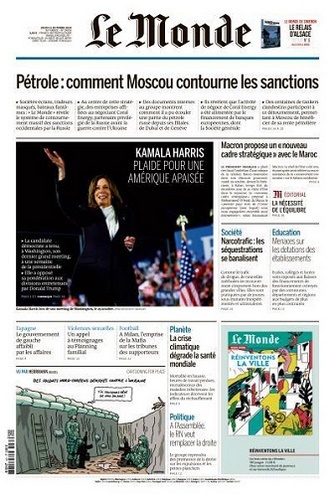 Jaquette de Le Monde du 31.10.2024