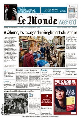 Jaquette de Le Monde du 01.11.2024