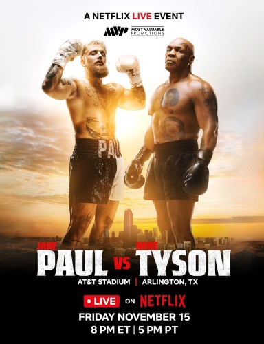 Jaquette de Jake Paul vs Mike Tyson