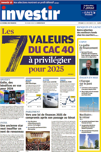 Jaquette de Investir - 2654 - 16 Novembre 2024