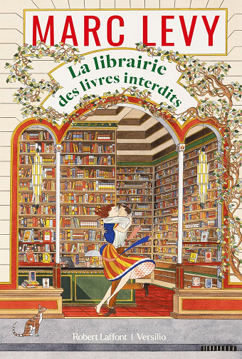 Jaquette de La librairie des livres interdits Marc Levy