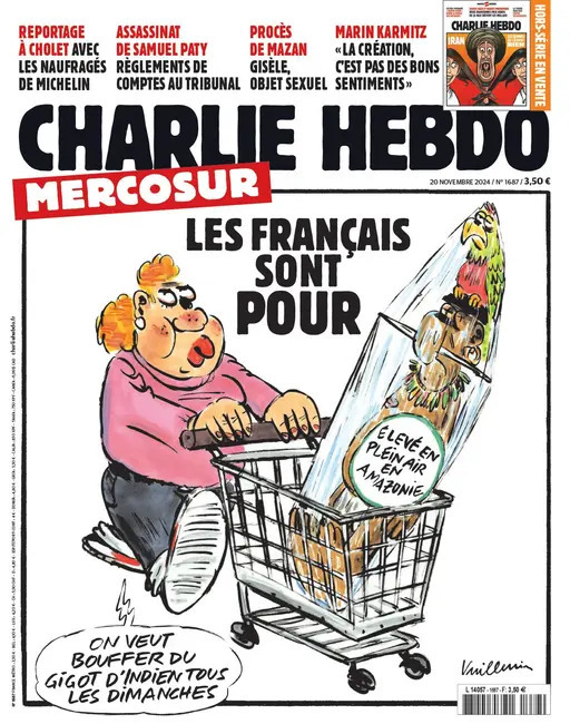 Jaquette de Charlie_Hebdo_20_novembre_2024