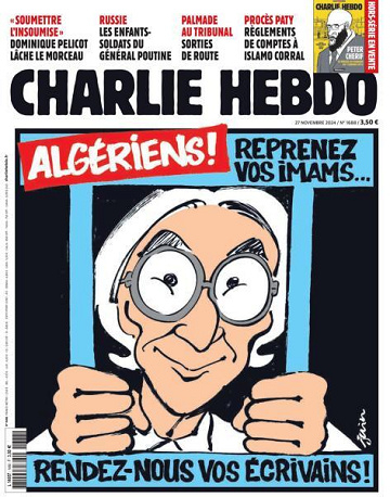Jaquette de Charlie_Hebdo_-_27_Novembre_2024