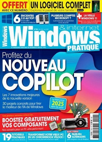 Jaquette de Windows Internet Pratique - N.154 - 12.2024 01.2025