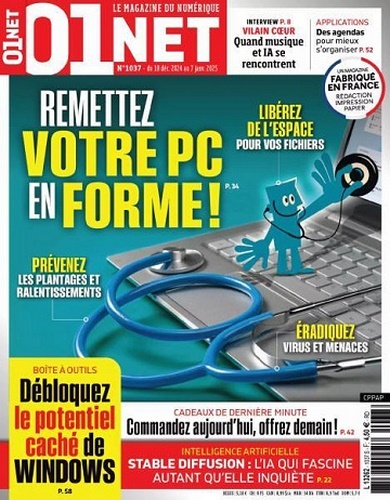 Jaquette de 01net du 18.12.2024