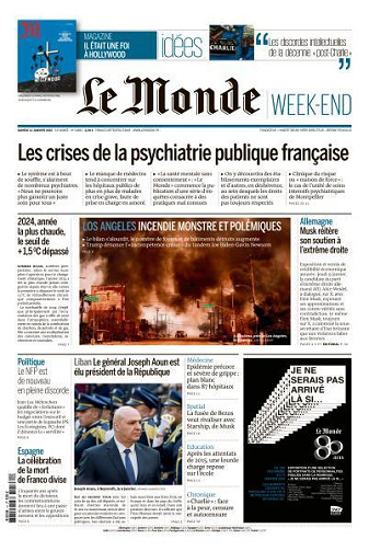 Jaquette de Le Monde & Le Mag du 11.01.2025