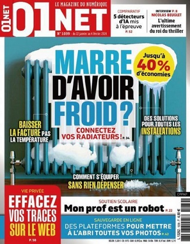 Jaquette de 01net du 22.01.2025