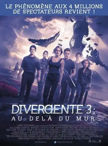 Jaquette de Divergente 3 : au-delà du mur
