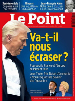 Jaquette de Le Point - 30 Janvier 2025