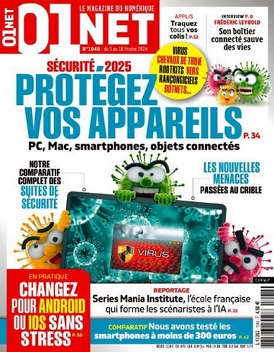 Jaquette de 01net du 05.02.2025