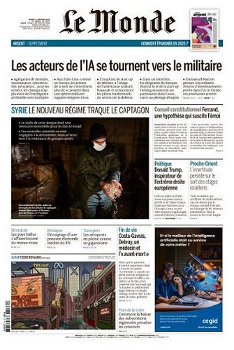 Jaquette de Le Monde du 11.02.2025