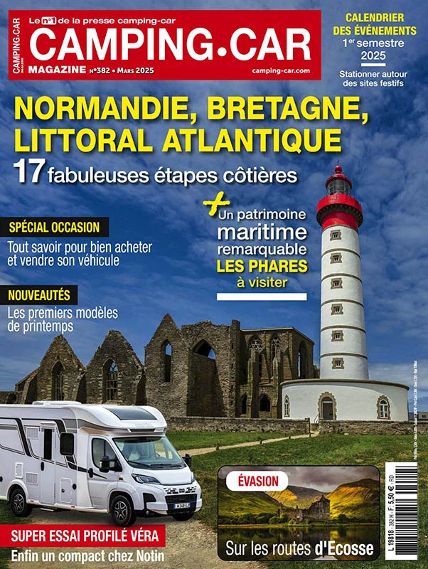 Jaquette de Camping-Car Magazine - Mars 2025