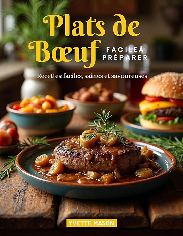 Jaquette de Plats de Bœuf facile à.préparer Yvette Mason 2025