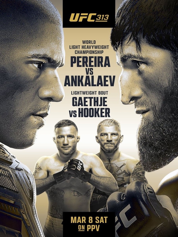 Jaquette de UFC 313 Pereira vs Ankalaev PPV