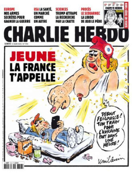 Jaquette de Charlie Hebdo - 12 Mars 2025