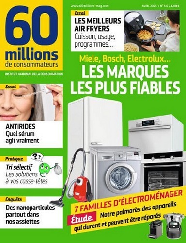 Jaquette de 60 Millions de Consommateurs - 04.2025