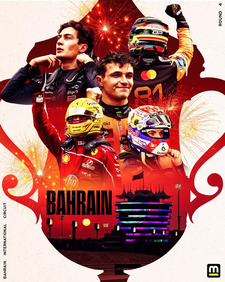 Jaquette de F1 Course+Podium GP Bahreïn R4