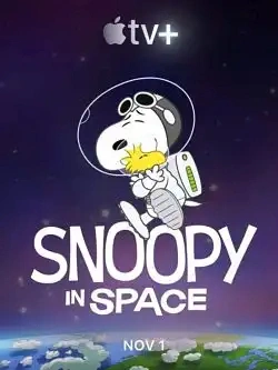 Jaquette de Snoopy dans l'espace