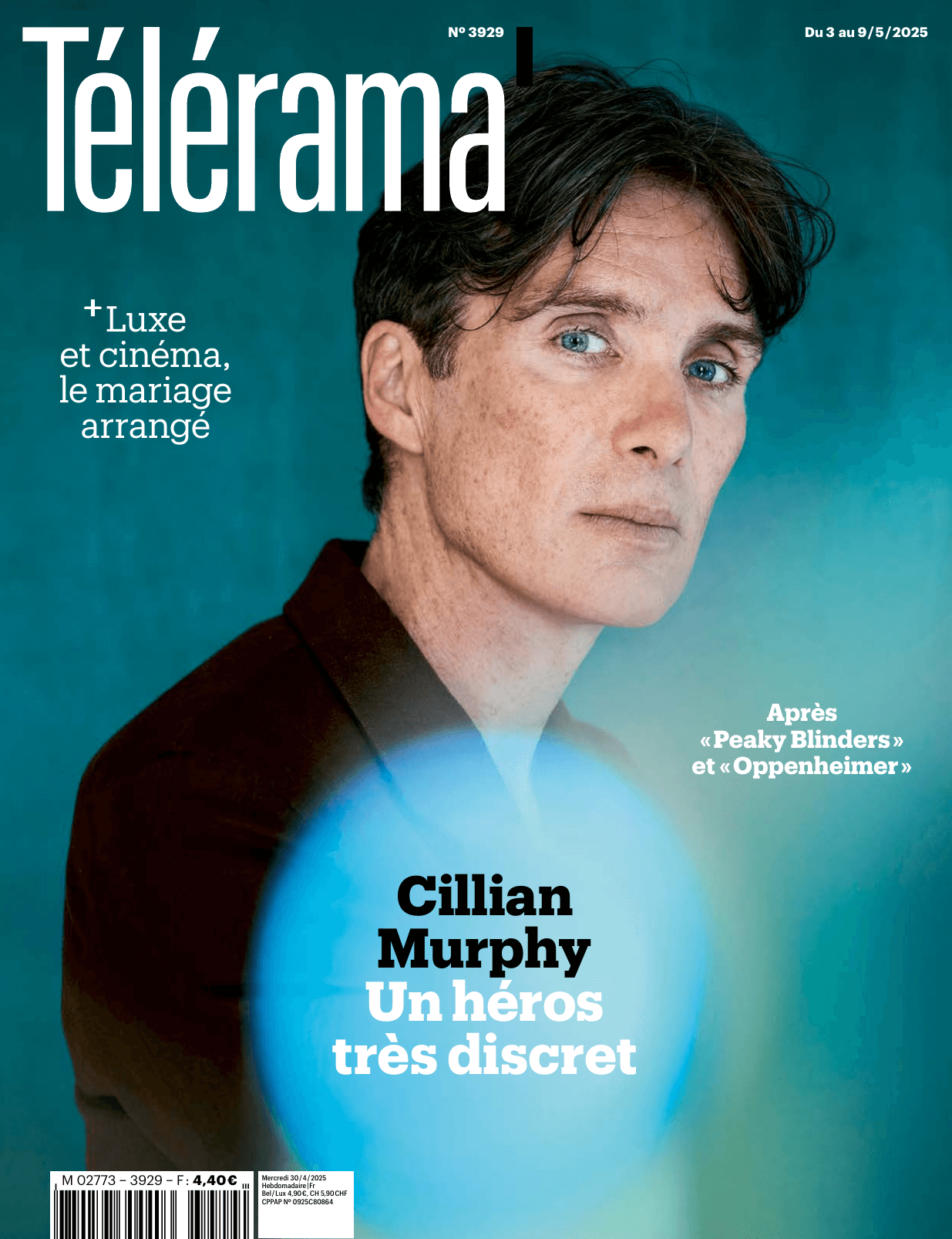 Jaquette de Telerama 3929.30 Avril 2025