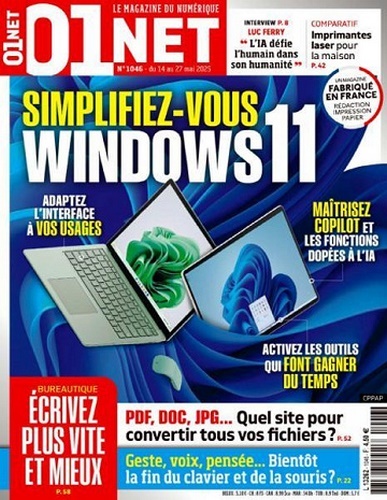 Jaquette de 01net du 14.05.2025