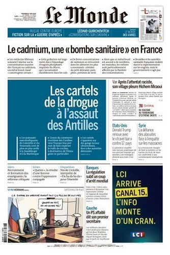 Jaquette de Le Monde du 06.06.2025