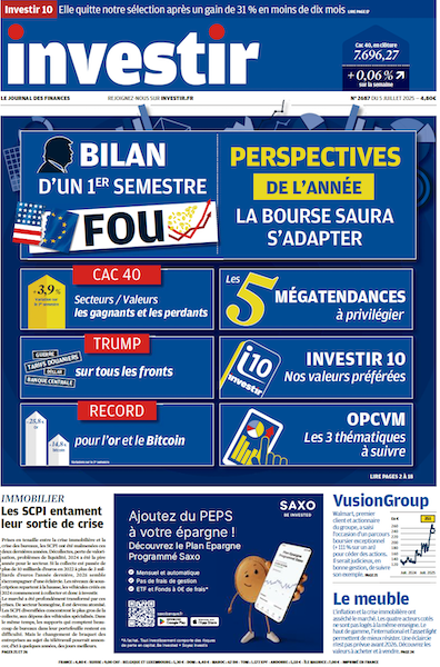 Jaquette de Investir - 2687 - 05 Juillet 2025
