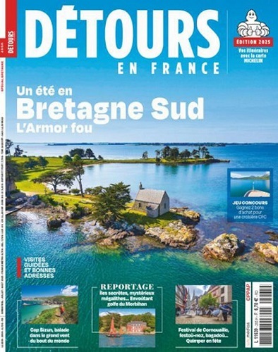 Jaquette de Détours en France - 07-08.2025