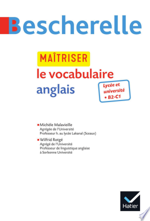 Jaquette de Bescherelle Maitriser le vocabulaire anglais
