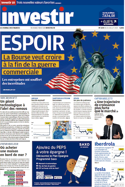 Jaquette de Investir - 2690 - 26 Juillet 2025