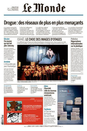 Jaquette de Le Monde du 05.08.2025