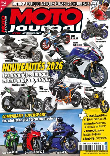 Jaquette de Moto Journal - Septembre 2025