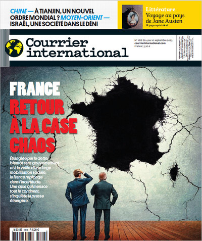 Jaquette de Courrier International - 4 Septembre 2025
