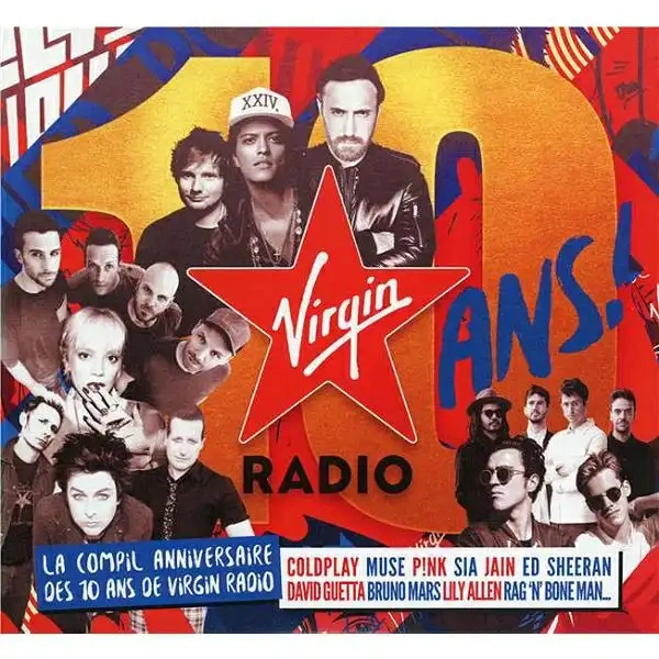 Jaquette de Virgin Radio Les 10 Ans - 2018