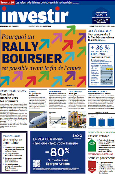 Jaquette de Investir - 2697 - 13 Septembre 2025