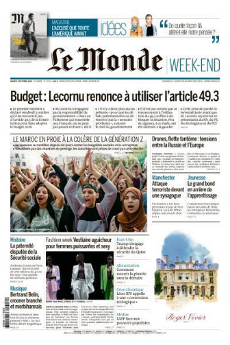Jaquette de Le Monde.+.Le Mag du 04 Octobre 2025