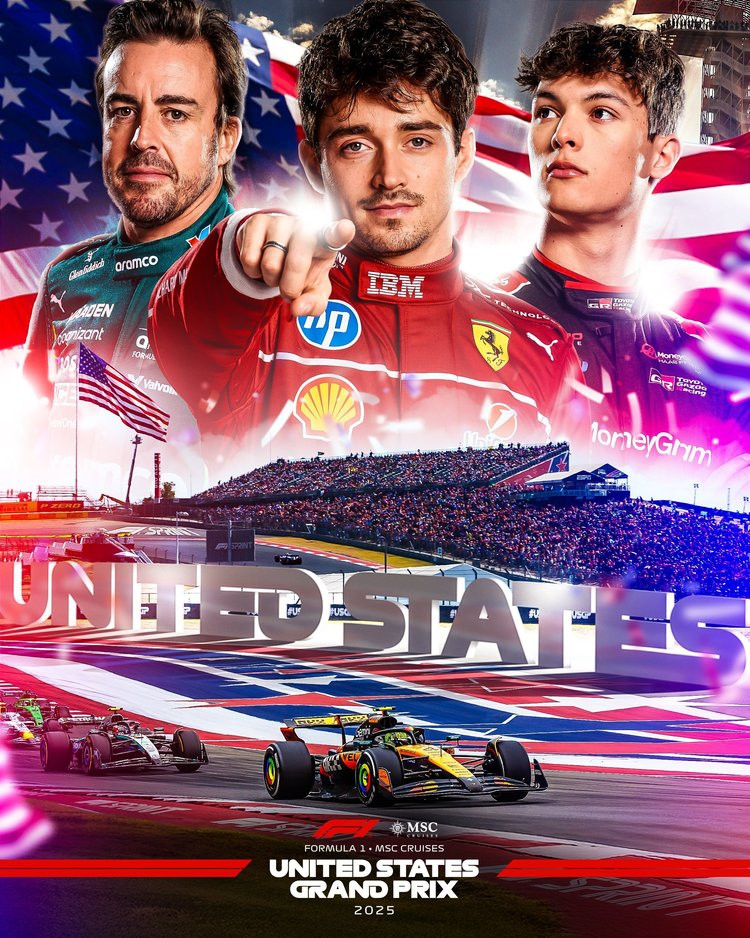 Jaquette de F1 Course+Podium GP Etats-Unis R19