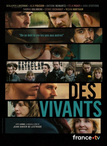 Jaquette de Des vivants