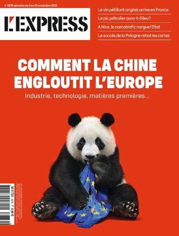 Jaquette de L'Express N.3879.6 Novembre 2025